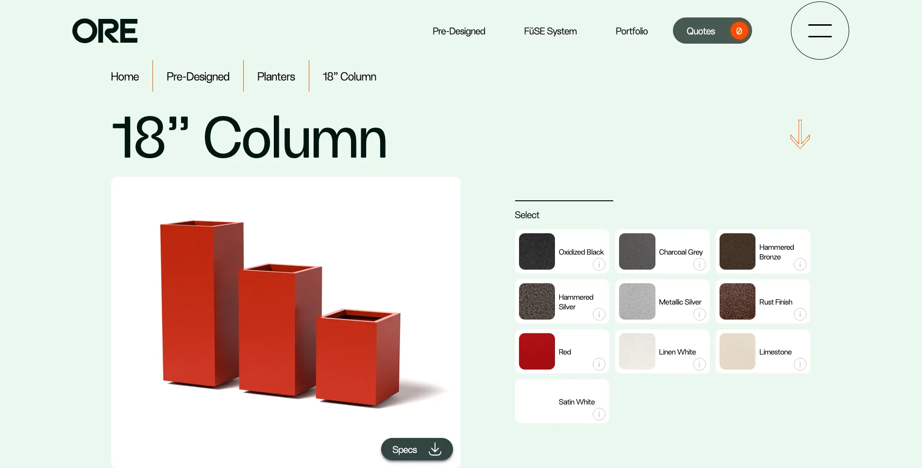Ore.design Product customizer